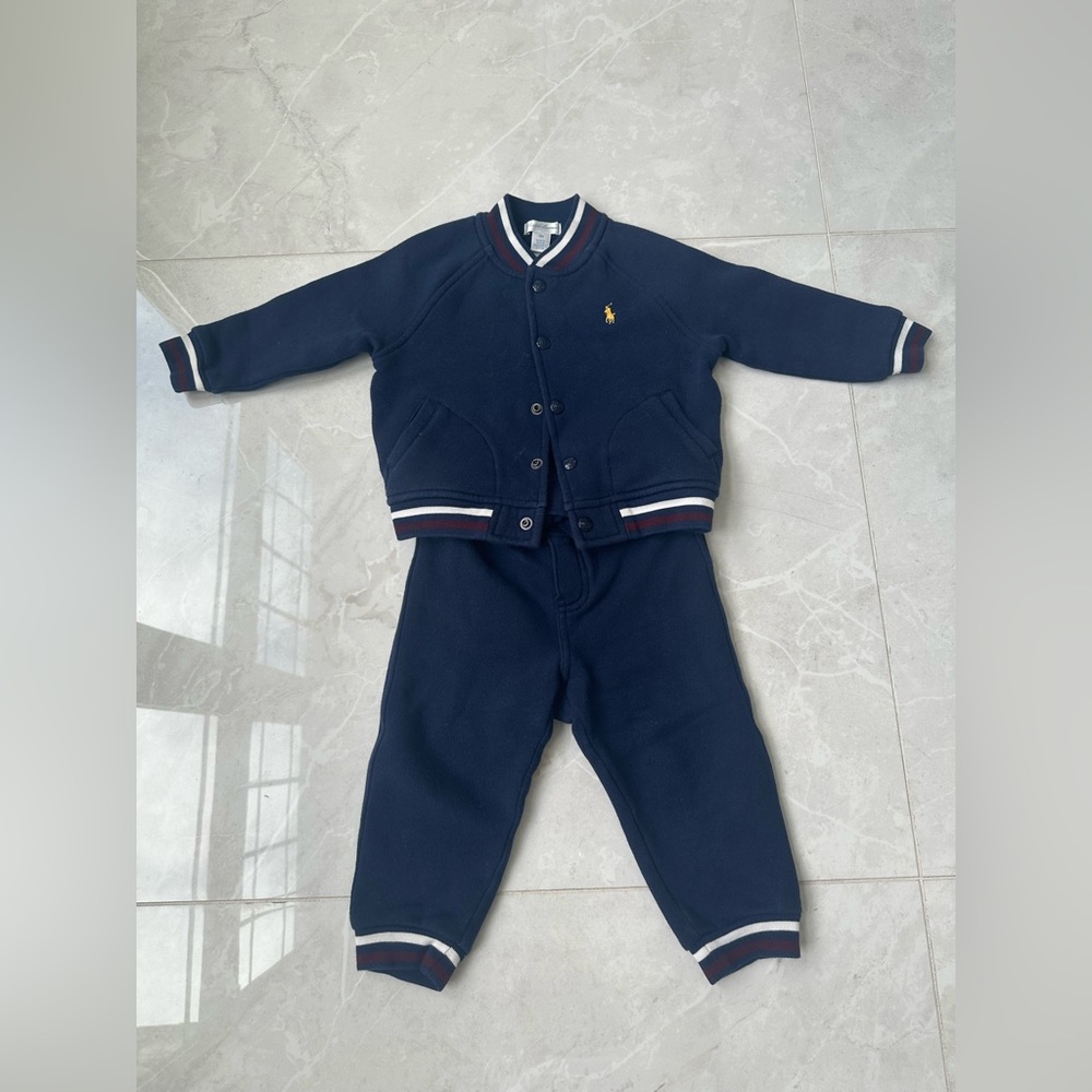 Ralph Lauren Navy Baby Tracksuit